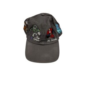 Disney Parks Pixar Baseball Cap Hat, Mater Mr. Incredible, Sulley Buzz Lightyear